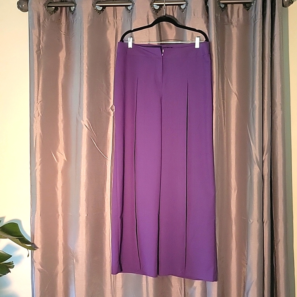 Popping Purple Pallazo Pants